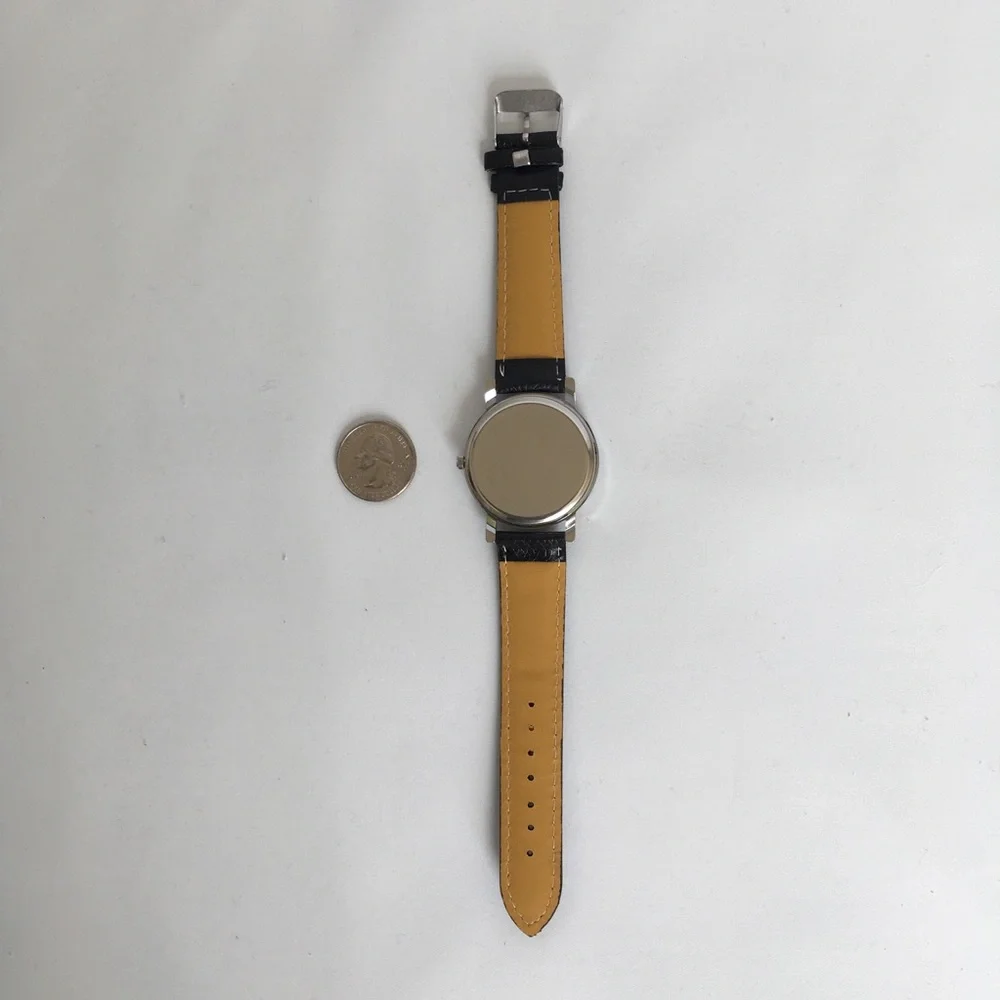 Watch Women’s Novelty  I’m Late Phrase Watch NEW Statement Quartz Watch - Picture 4 of 8